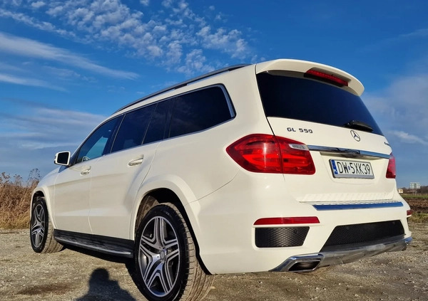 Mercedes-Benz GL cena 159900 przebieg: 167000, rok produkcji 2013 z Wrocław małe 781